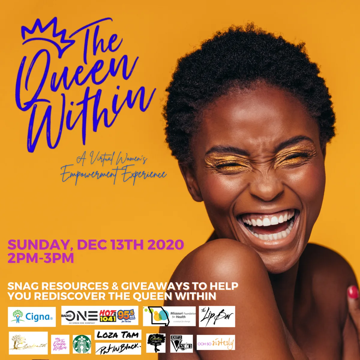 The Queen Within You, a virtual women’s empowerment experience